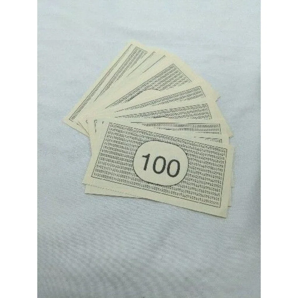 Lot Of (100+) Board Game Play Money 1s 5s 10s 20s 50s 100s 500s